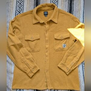 BDG / Urban Outfitters Gold Fleece Button-Up Shirt